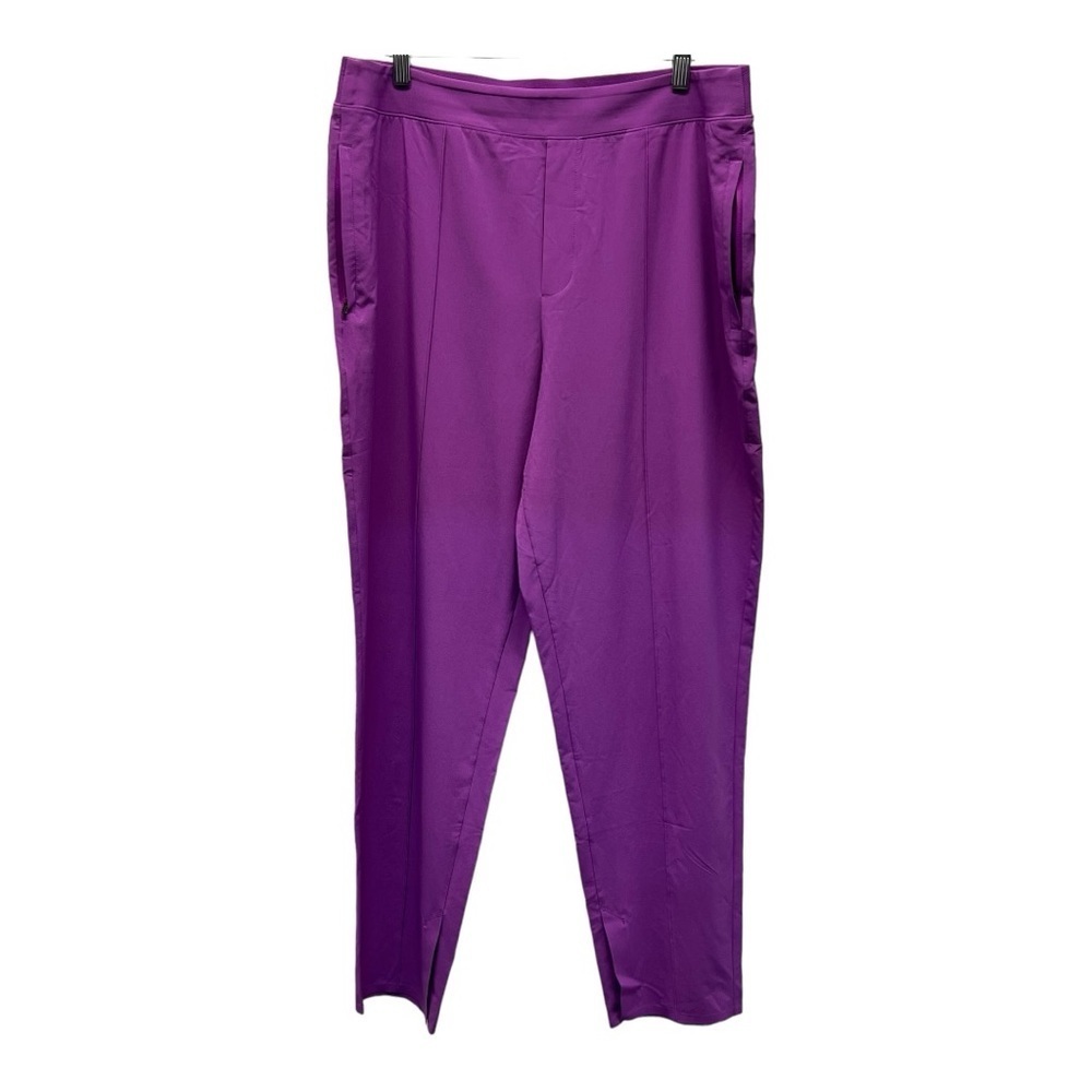 Athleta Brooklyn Heights High Rise Pants -Jazzy Purple Plus-Size 16 - Picture 2 of 11